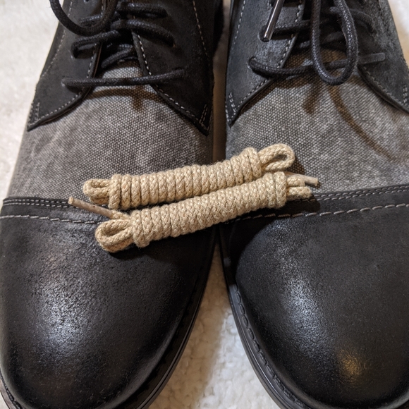 Clarks Garren Cap Black Oxford's Dress Shoes - Picture 2 of 4